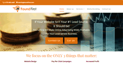 Desktop Screenshot of foundfirst.com